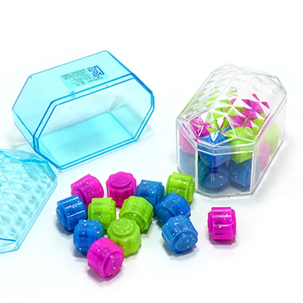 아라 크리스탈 공기놀이 1통 (색상 랜덤) 공깃돌 공기돌 공기알